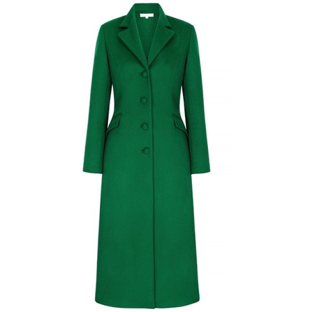 Suzannah London green wool coat