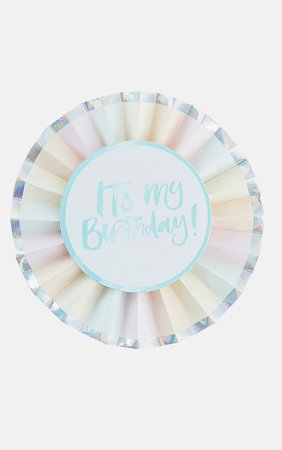 Ginger Ray Pastel Birthday Badge | PrettyLittleThing USA