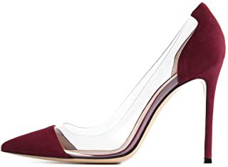 Amazon.com : Burgundy Stiletto Heels