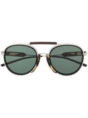 Calvin Klein 205W39nyc Aviator Shaped Sunglasses - Farfetch