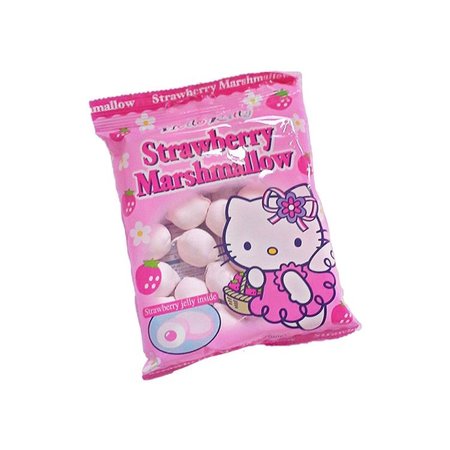 hello kitty strawberry marshmallows