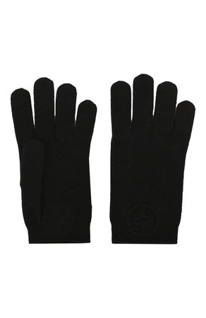 Женские черные кашемировые перчатки GIORGIO ARMANI — купить за 31650 руб. в интернет-магазине ЦУМ, арт. 794072/9A220