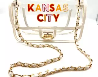 Chiefs Kingdom Kansas City Crossbody Clear Purse. Kansas City Chiefs - Etsy