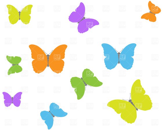 Vector Butterflies / Butterflies Free Vectors Download - Clip Art Library