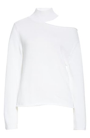RtA Langley Cutout Shoulder Sweater | Nordstrom