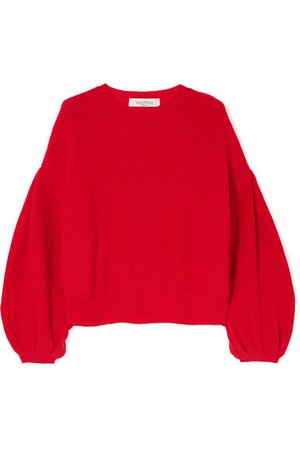 Valentino | Wool and cashmere-blend sweater | NET-A-PORTER.COM