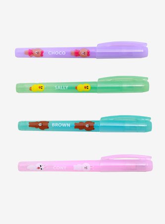 Line Friends Mini Gel Pen Set