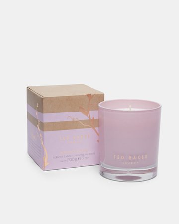 Bergamot and cassis scented candle - Pink | Gifts for Her | Ted Baker