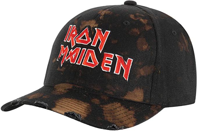 Amazon.com: H3 Sportsgear Iron Maiden Men's Spray Baseball Cap Adjustable Black: Clothing