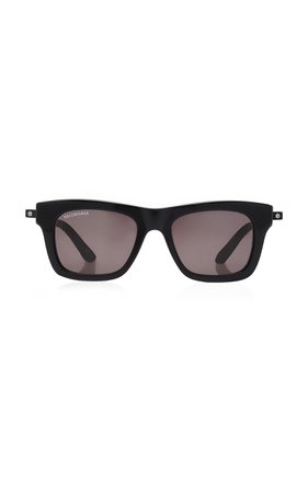 Square-Frame Acetate Sunglasses By Balenciaga | Moda Operandi