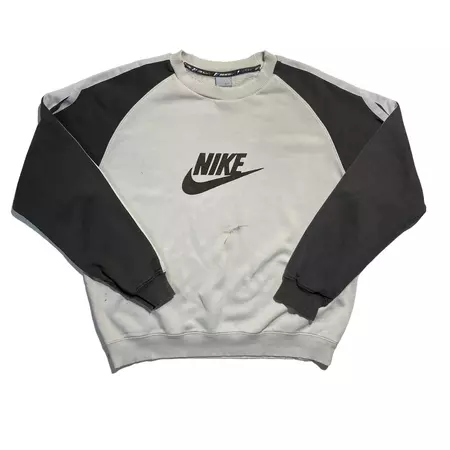 Mens Nike Vintage Sweatshirt Pullover Big Logo Long Sleeve - Etsy