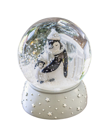 penguin snow globe