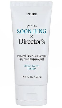 Αντιηλιακό προσώπου με φίλτρο ορυκτών - Etude House Soonjung & Director’s Mineral Filter Sun Cream SPF50+/PA+++ | Makeup.gr