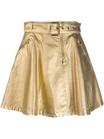 Moschino A-Line Belted Skirt