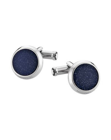 Montblanc Cufflinks In Stainless Steel - Cufflinks And Tie Clips - Men Montblanc Cufflinks And Tie Clips online on YOOX United States - 50186503XM