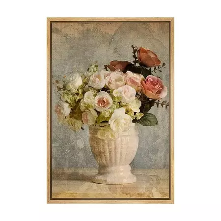Vintage White Roses In Vase Floral Plants Photography - Temu