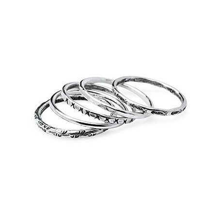 phalanx rings in silver