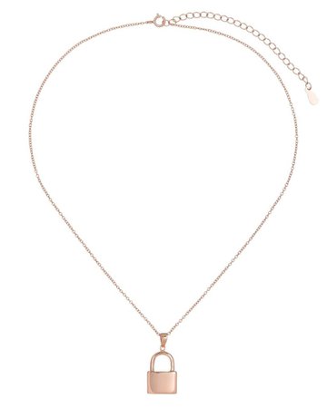 Lock Necklace – Adina's Jewels