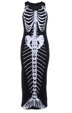 Iron Fist Mermaid Skeleton Tail Dress Black HALLOWEEN Gothic Punk Small 8 NEW | eBay