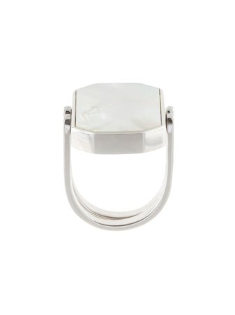 Shop silver Julia Davidian convertible octagonal ring with Express Delivery - Farfetch