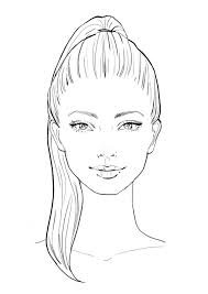 straight hair drawing - Google Search