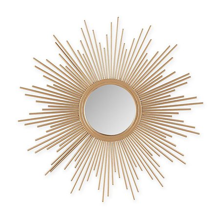 Madison Park Fiore Sunburst Mirror in Gold | Bed Bath & Beyond