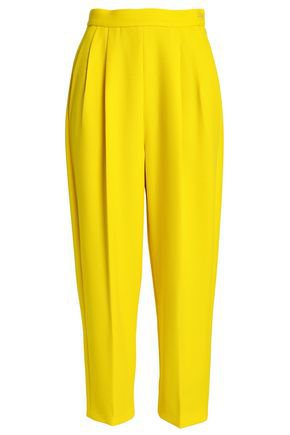 Cropped wool-crepe tapered pants | DELPOZO | Sale up to 70% off | THE OUTNET