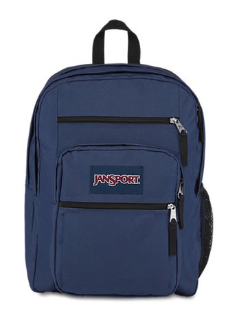 blue backpack