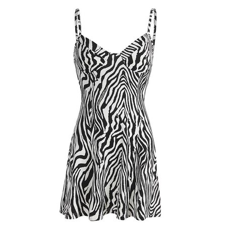 Zebra Flare Dress - Own Saviour