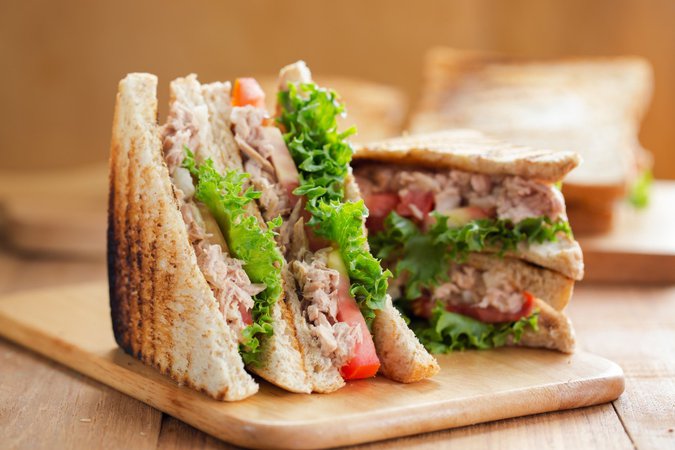 healthy club sandwich