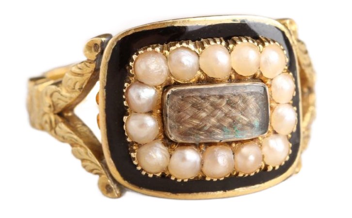 victorian mourning ring