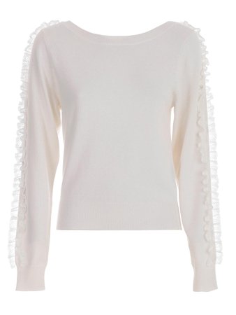 See by Chloé Sweater L/s Boat Neck W/insert