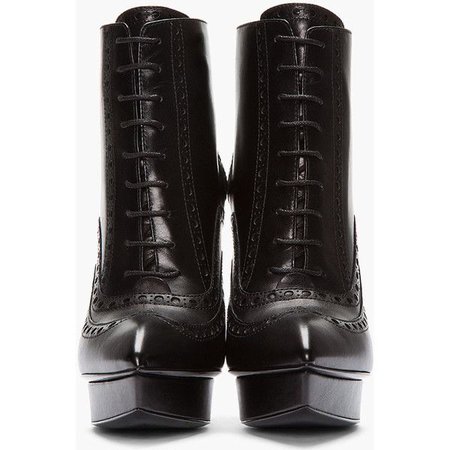 ysl black boots shoes