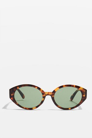 Oval Tortoise Shell Sunglasses - Sunglasses - Bags & Accessories - Topshop
