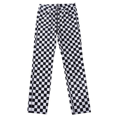 Women-Sexy-Open-Crotch-Pants-Plaid-Back-Zipper-High-Waist-Straight-Checkered-Trousers-Black-White-Grid.jpg_640x640.jpg (640×640)
