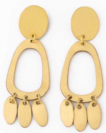 modern drop earrings
