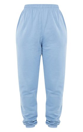 Steel Blue Sweat Pant Joggers | Trousers | PrettyLittleThing USA