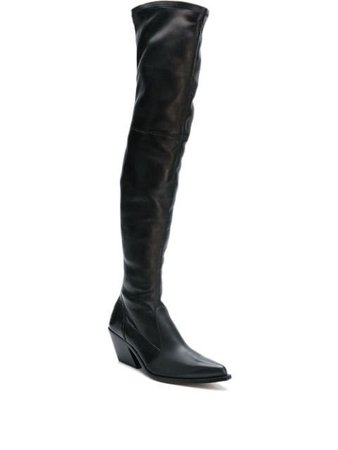 Black Givenchy over-the-knee boots BE700ME072 - Farfetch