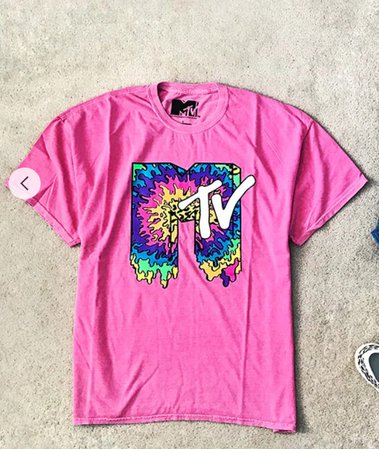 Pink MTV Logo Shirt