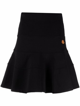 Kenzo Peplum A-line Mini Skirt - Farfetch