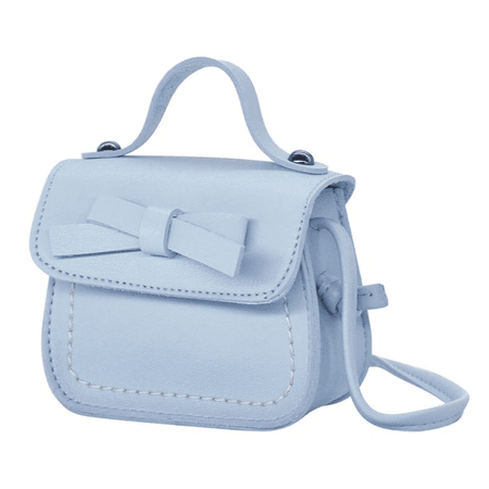 light blue purse/ purse/ baby blue/ purse