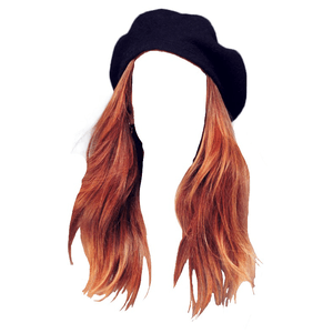 red hair png hat beret