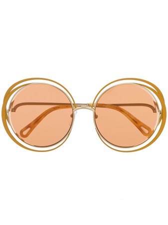 Chloé Eyewear Carlina Sunglasses | Farfetch.com
