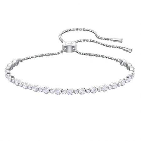Swarovski Crystal Subtle Clear Bolo Bracelet | REEDS Jewelers