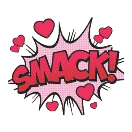 smack comic lovecore vintage americana cherry bomb aesthetic lolita heart primt