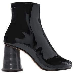 Cup Patent-leather Ankle Boots