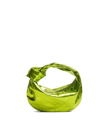 metallic green bottega Veneta
