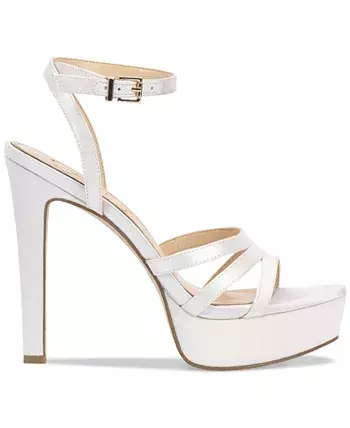Jessica Simpson Women's Balina Bridal Ankle-Strap Platform Sandals & Reviews - Sandals - Shoes - Macy's