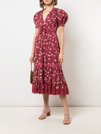 Ulla Johnson Zaria Midi Dress Ss20 | Farfetch.com