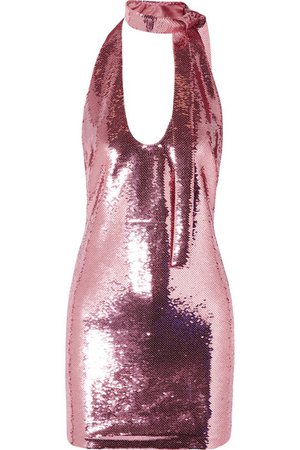 TOM FORD | Sequined stretch-chiffon mini dress | NET-A-PORTER.COM
